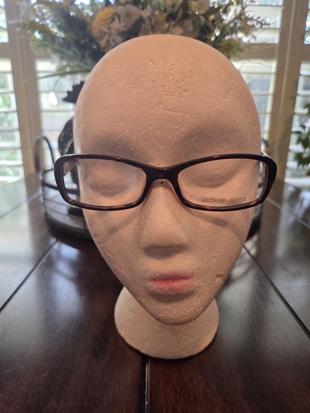 Michael Kors Rectangular Tortoiseshell Glasses Frames, New Never Added Script
